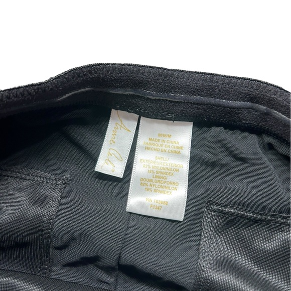 ANNE COLE black Tummy Control Skirted Bikini Swim Bottom size medium NWT - Picture 7 of 12